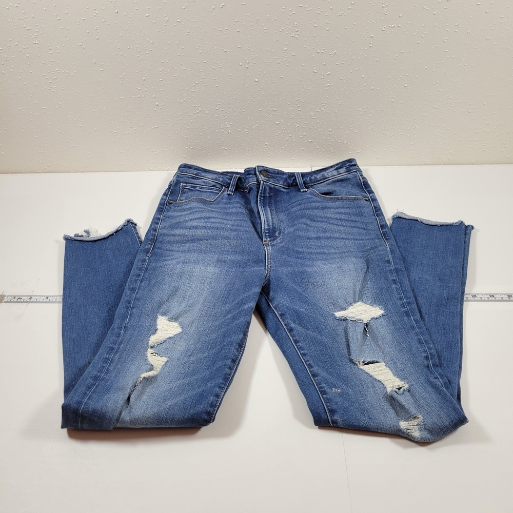 Ambercrombie & Fitch Women's Jeans Super Skinny Ankle High Rise Size 28/6 Blue